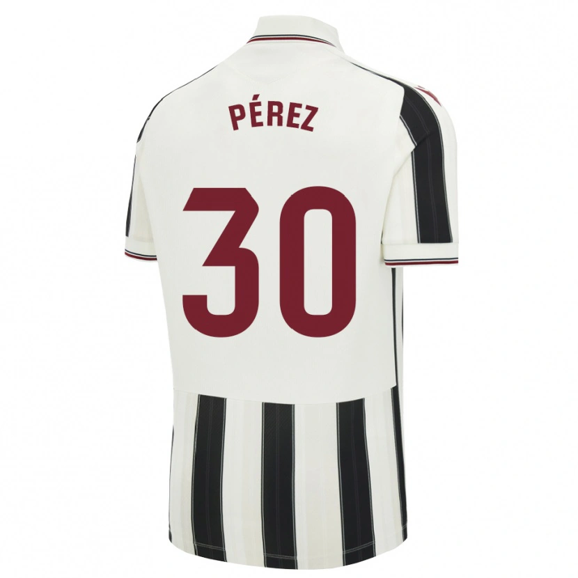 Danxen Pánské Luismi Pérez #30 Černá Bílá Červená Daleko Hráčské Dresy 2026/27 Dres