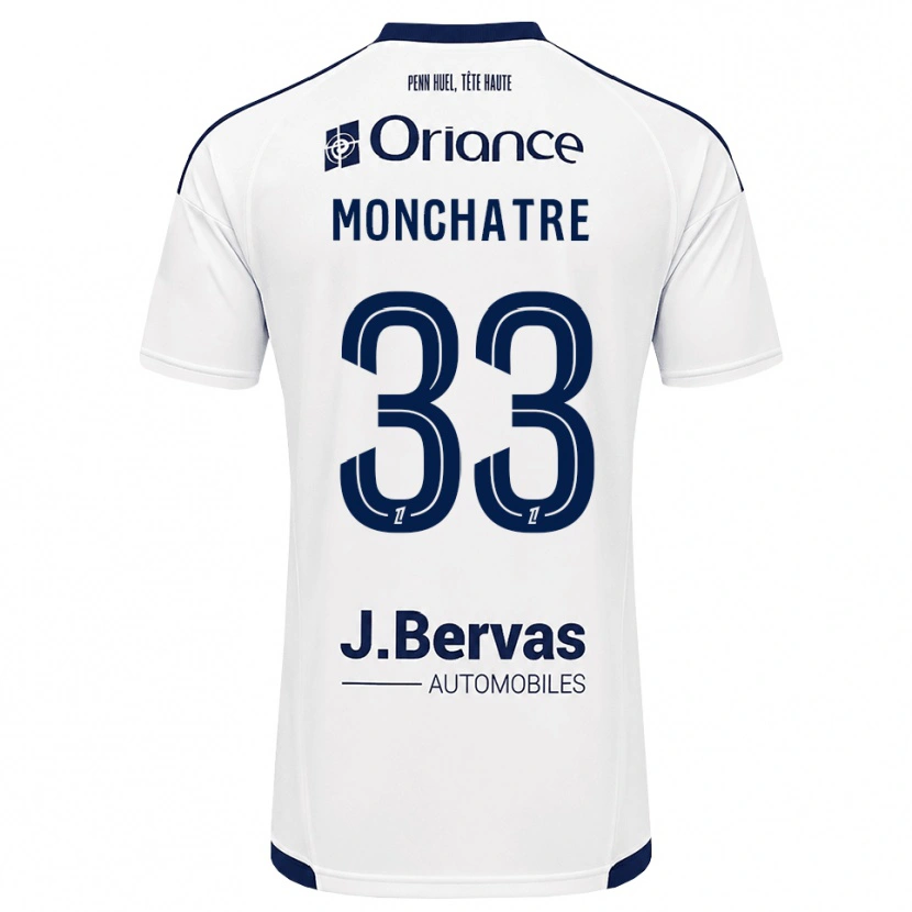 Danxen Pánské Enzo Monchatre #33 Tmavě Modrá Bílá Daleko Hráčské Dresy 2026/27 Dres