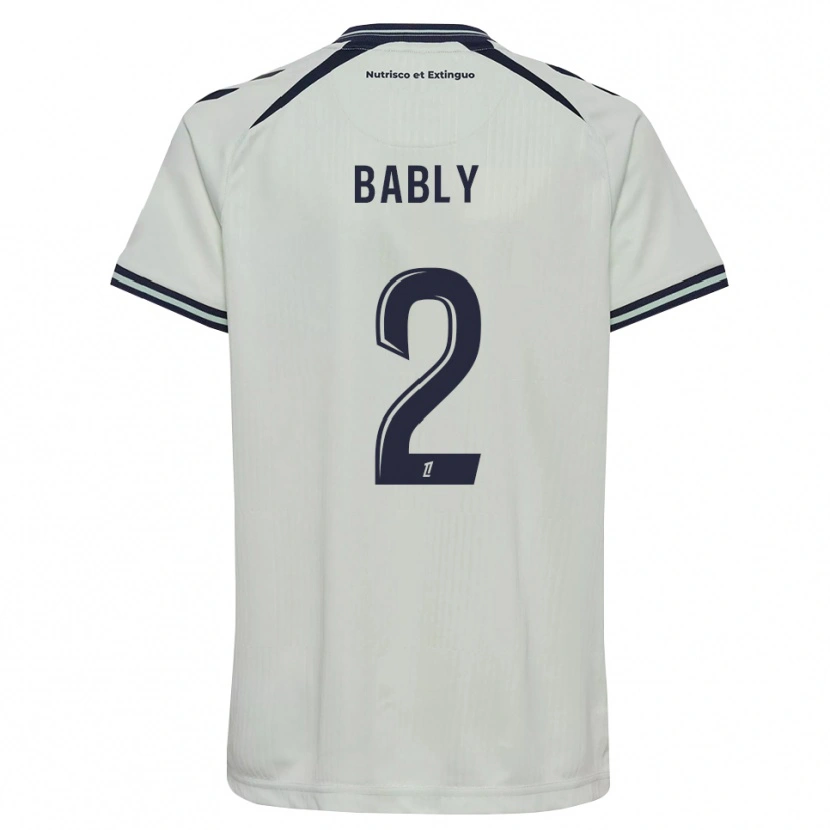 Danxen Pánské Emmanuel Bably #2 Půlnoční Modrá Bílá Daleko Hráčské Dresy 2026/27 Dres