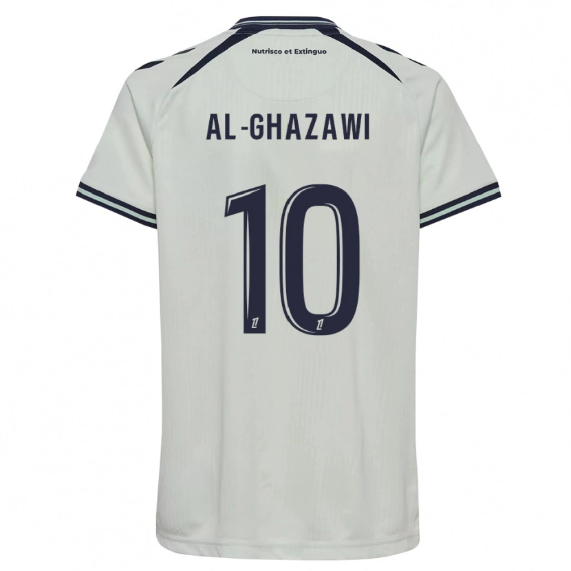 Danxen Pánské Zayn Al-Ghazawi #10 Půlnoční Modrá Bílá Daleko Hráčské Dresy 2026/27 Dres