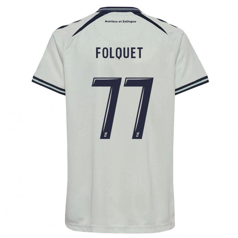 Danxen Pánské Magnaba Folquet #77 Půlnoční Modrá Bílá Daleko Hráčské Dresy 2026/27 Dres