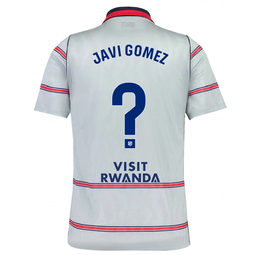 Danxen Pánské Javi Gomez #0 Šedá Červená Tmavě Modrá Třetí Hráčské Dresy 2026/27 Dres