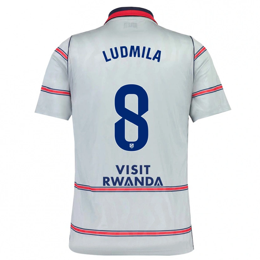 Danxen Pánské Ludmila #8 Šedá Červená Tmavě Modrá Třetí Hráčské Dresy 2026/27 Dres