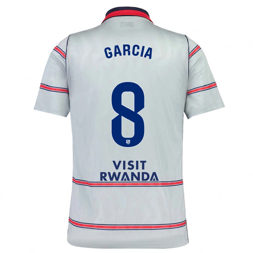 Danxen Pánské Gaby García #8 Šedá Červená Tmavě Modrá Třetí Hráčské Dresy 2026/27 Dres