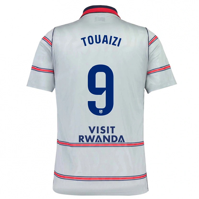 Danxen Pánské Nabil Touaizi #9 Šedá Červená Tmavě Modrá Třetí Hráčské Dresy 2026/27 Dres