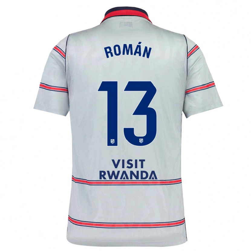 Danxen Pánské Francis Holgado #13 Šedá Červená Tmavě Modrá Třetí Hráčské Dresy 2026/27 Dres