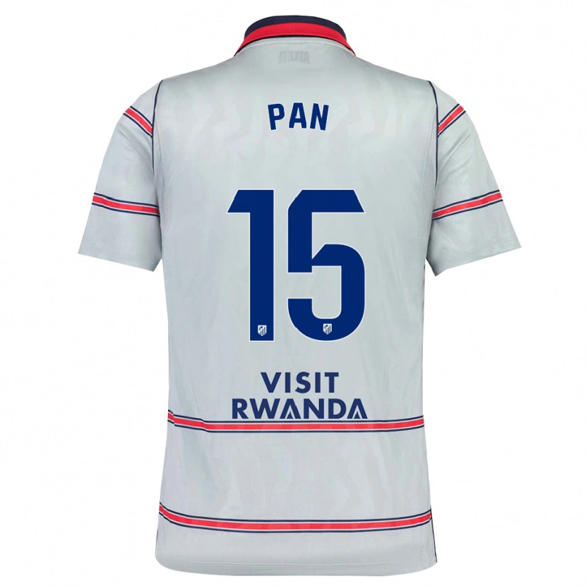 Danxen Pánské Pablo Pan #15 Šedá Červená Tmavě Modrá Třetí Hráčské Dresy 2026/27 Dres