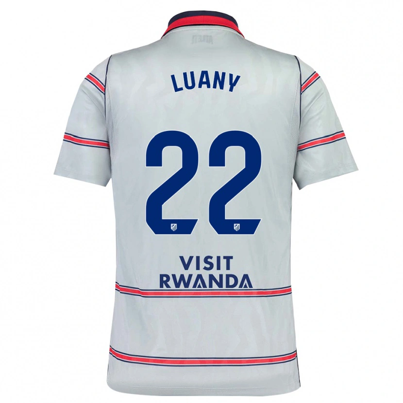 Danxen Pánské Luany Vitória Da Silva Rosa #22 Šedá Červená Tmavě Modrá Třetí Hráčské Dresy 2026/27 Dres