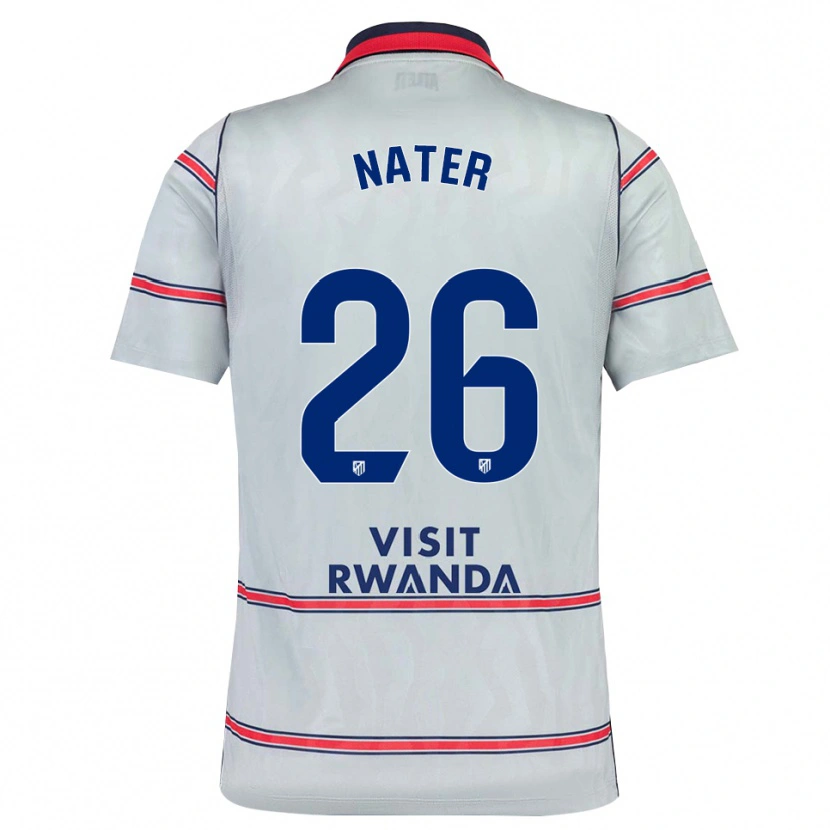 Danxen Pánské Silvano Nater #26 Šedá Červená Tmavě Modrá Třetí Hráčské Dresy 2026/27 Dres