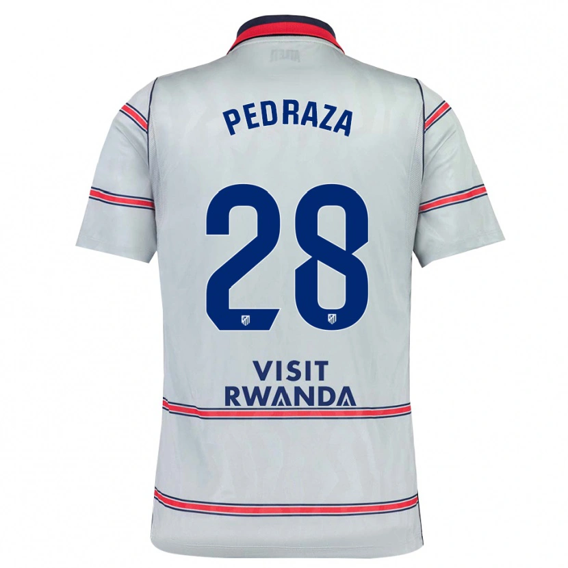 Danxen Pánské Alfredo Pedraza #28 Šedá Červená Tmavě Modrá Třetí Hráčské Dresy 2026/27 Dres