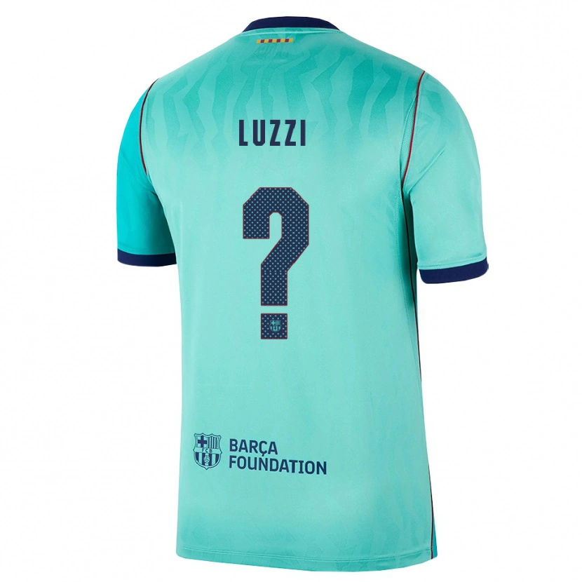 Danxen Pánské Fabian Luzzi #0 Azurová Tmavě Tyrkysová Královská Modř Třetí Hráčské Dresy 2026/27 Dres