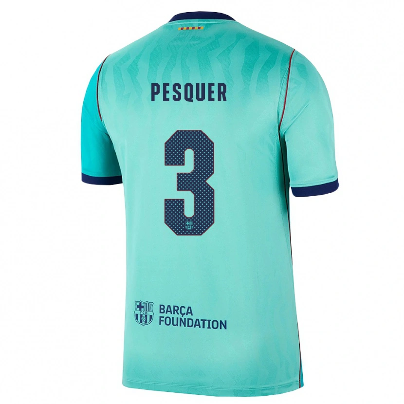 Danxen Pánské Jordi Pesquer #3 Azurová Tmavě Tyrkysová Královská Modř Třetí Hráčské Dresy 2026/27 Dres