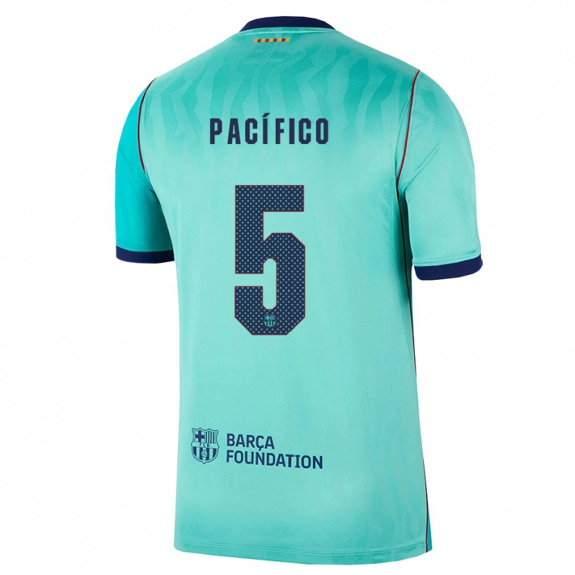 Danxen Pánské Patricio Pacífico #5 Azurová Tmavě Tyrkysová Královská Modř Třetí Hráčské Dresy 2026/27 Dres