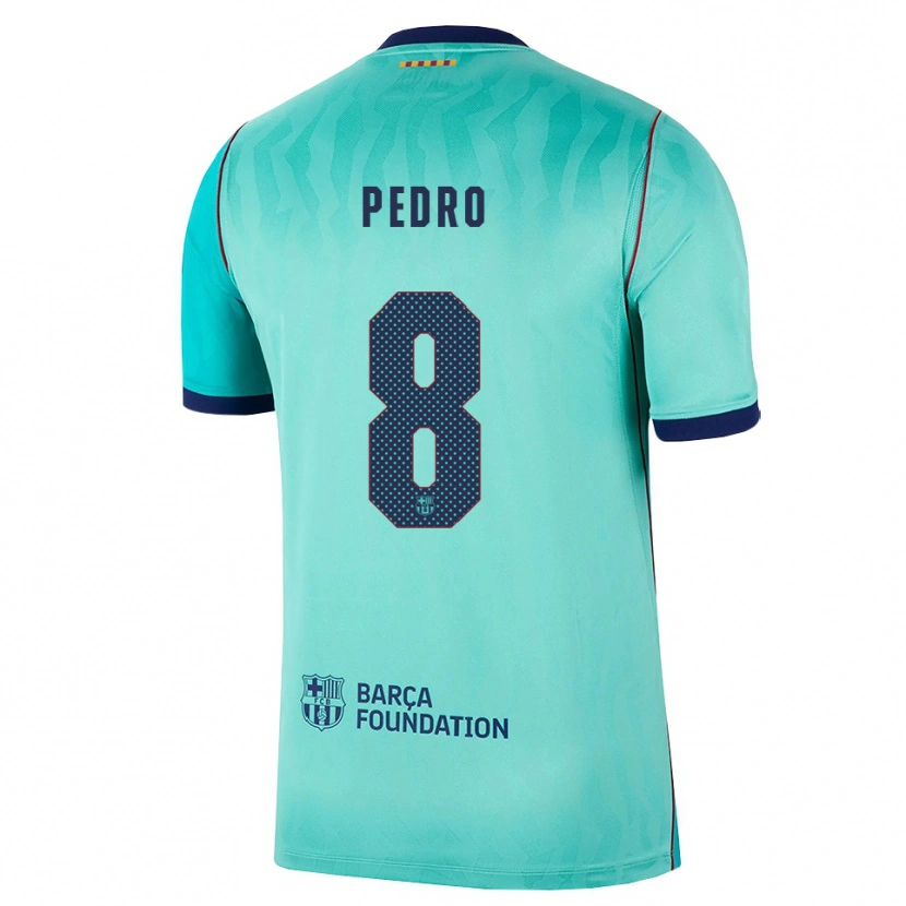 Danxen Pánské Pedro Rodríguez #8 Azurová Tmavě Tyrkysová Královská Modř Třetí Hráčské Dresy 2026/27 Dres