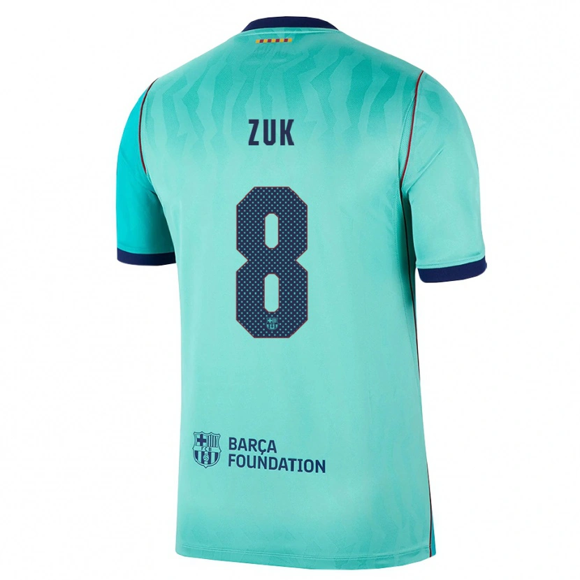Danxen Pánské Michał Żuk #8 Azurová Tmavě Tyrkysová Královská Modř Třetí Hráčské Dresy 2026/27 Dres