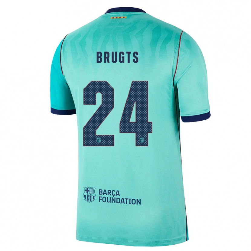 Danxen Pánské Esmee Brugts #24 Azurová Tmavě Tyrkysová Královská Modř Třetí Hráčské Dresy 2026/27 Dres