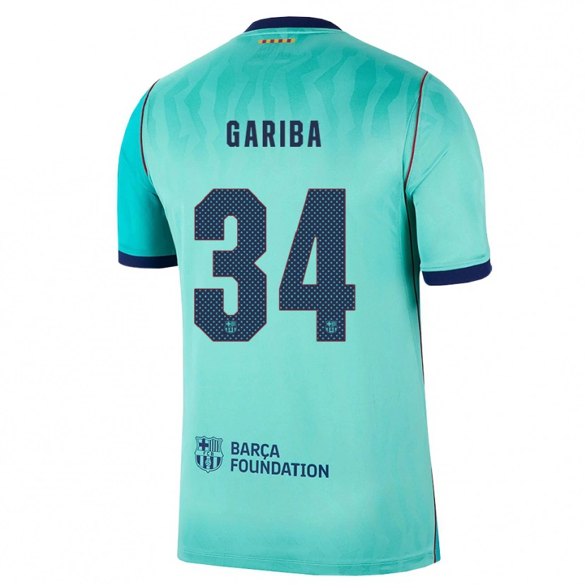 Danxen Pánské Hafiz Gariba #34 Azurová Tmavě Tyrkysová Královská Modř Třetí Hráčské Dresy 2026/27 Dres