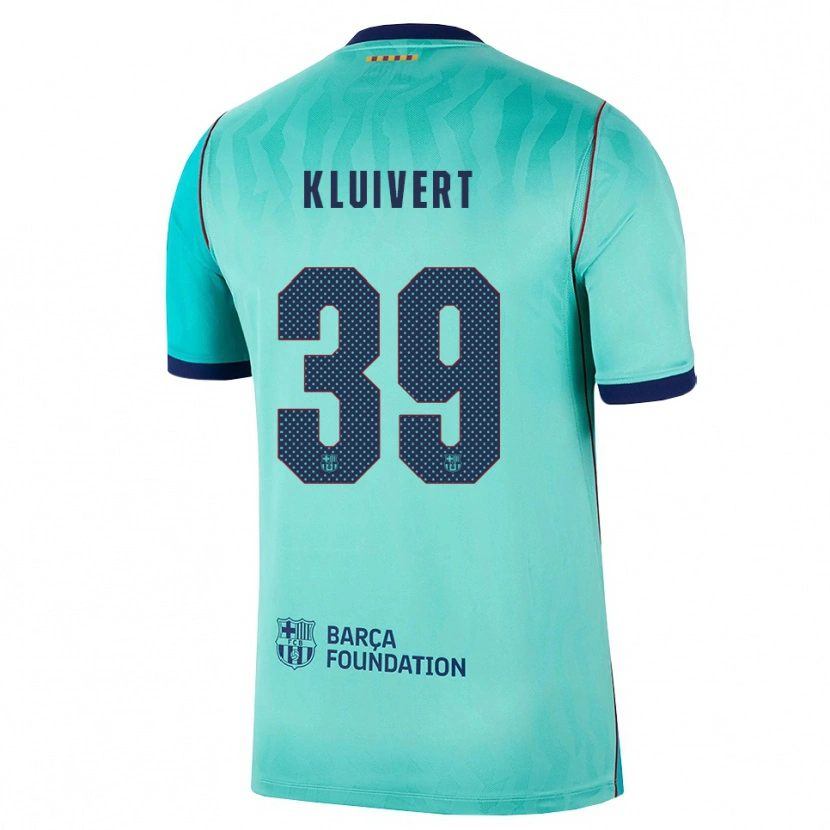 Danxen Pánské Shane Kluivert #39 Azurová Tmavě Tyrkysová Královská Modř Třetí Hráčské Dresy 2026/27 Dres