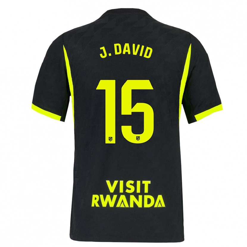 Danxen Pánské Jonathan David #15 Jasně Zelená Černá Daleko Hráčské Dresy 2026/27 Dres