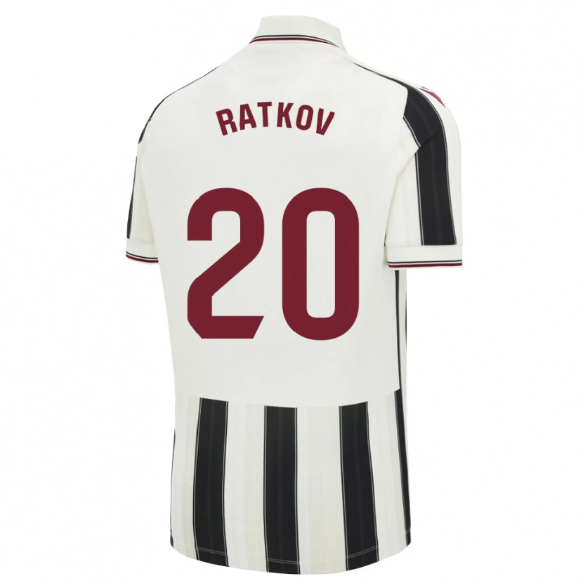 Danxen Pánské Petar Ratkov #20 Černá Bílá Červená Daleko Hráčské Dresy 2026/27 Dres