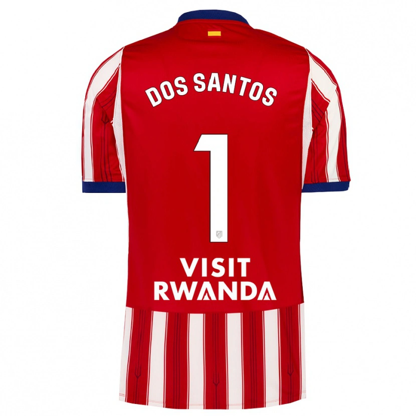 Danxen Dámské Alex Dos Santos #1 Královská Modř Červená Bílá Domů Hráčské Dresy 2026/27 Dres