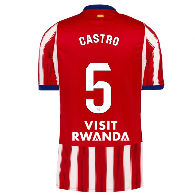 Danxen Dámské Oscar Castro #5 Královská Modř Červená Bílá Domů Hráčské Dresy 2026/27 Dres