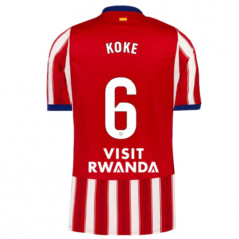Danxen Dámské Koke #6 Královská Modř Červená Bílá Domů Hráčské Dresy 2026/27 Dres
