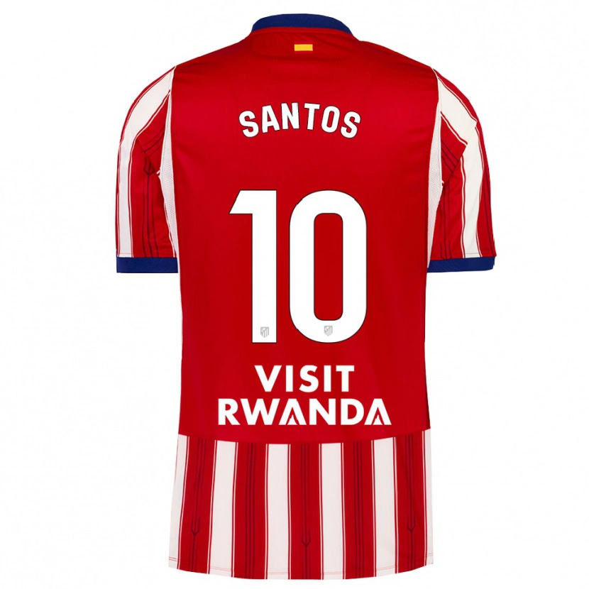 Danxen Dámské Leicy Santos #10 Královská Modř Červená Bílá Domů Hráčské Dresy 2026/27 Dres