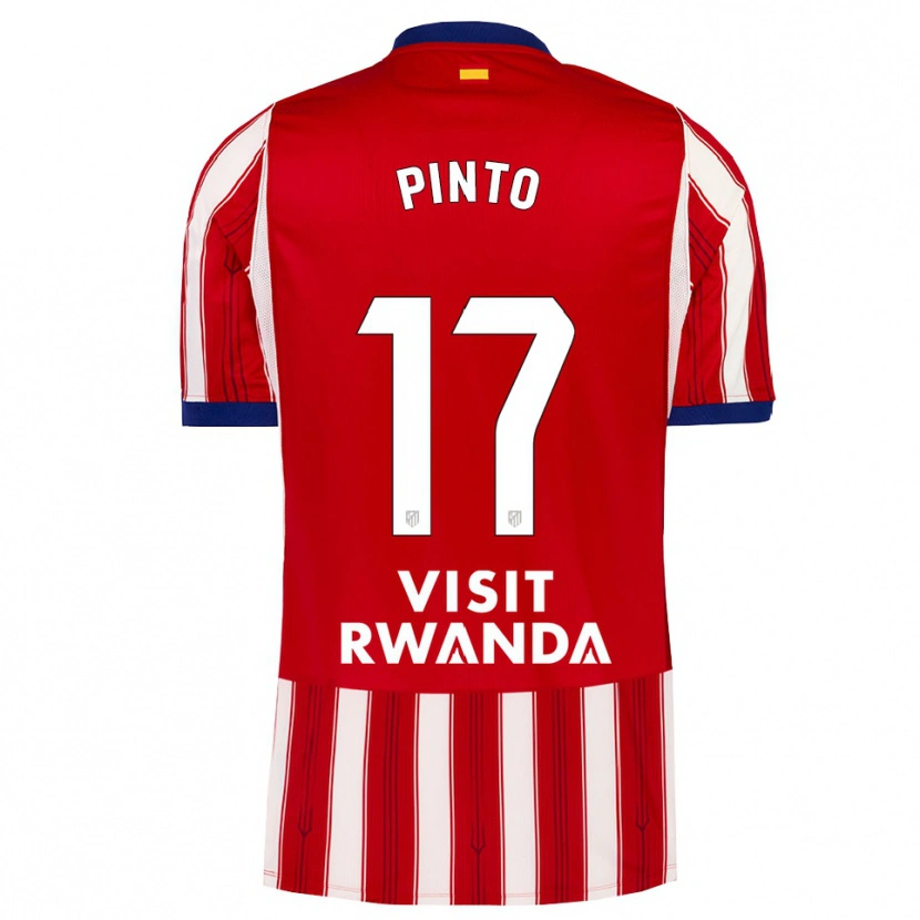 Danxen Dámské Tatiana Pinto #17 Královská Modř Červená Bílá Domů Hráčské Dresy 2026/27 Dres