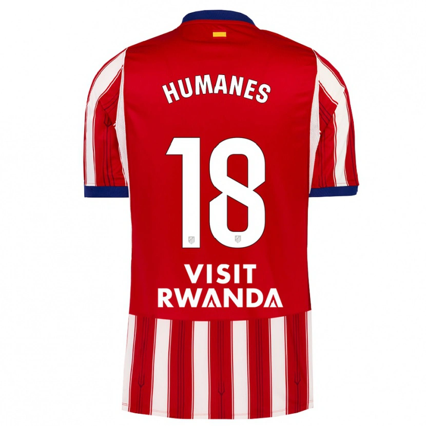 Danxen Dámské Hugo Humanes #18 Královská Modř Červená Bílá Domů Hráčské Dresy 2026/27 Dres