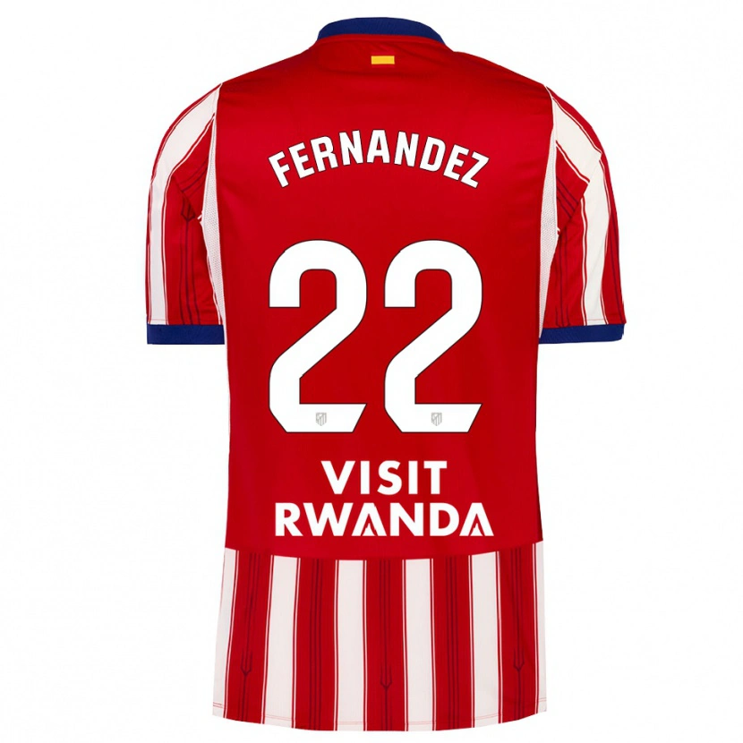 Danxen Dámské David Fernández #22 Královská Modř Červená Bílá Domů Hráčské Dresy 2026/27 Dres