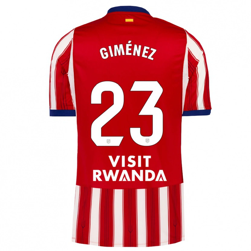 Danxen Dámské Carlos Giménez #23 Královská Modř Červená Bílá Domů Hráčské Dresy 2026/27 Dres