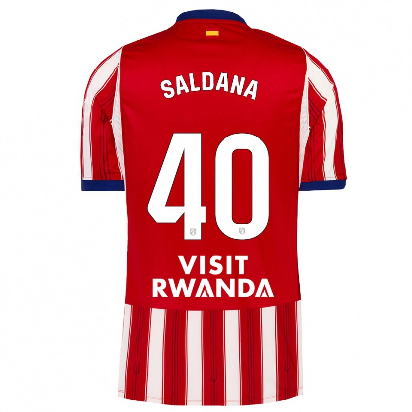 Danxen Dámské Jose Saldana #40 Královská Modř Červená Bílá Domů Hráčské Dresy 2026/27 Dres
