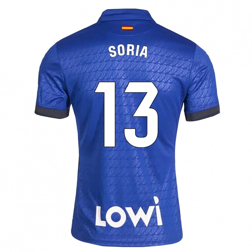 Danxen Dámské David Soria #13 Modrá Bílá Černá Domů Hráčské Dresy 2026/27 Dres