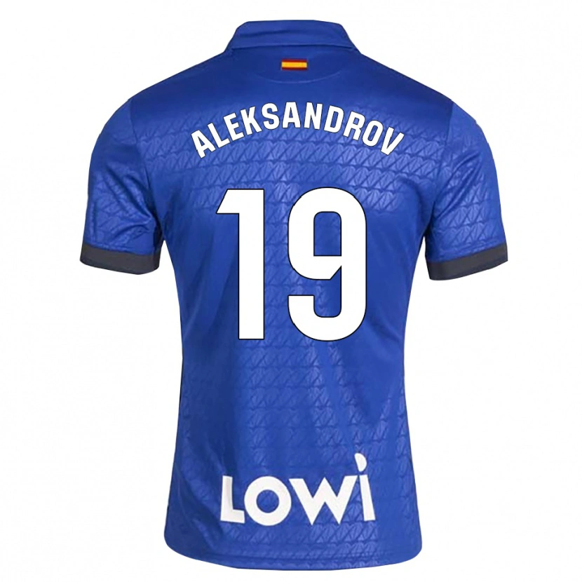 Danxen Dámské Mykyta Aleksandrov #19 Modrá Bílá Černá Domů Hráčské Dresy 2026/27 Dres