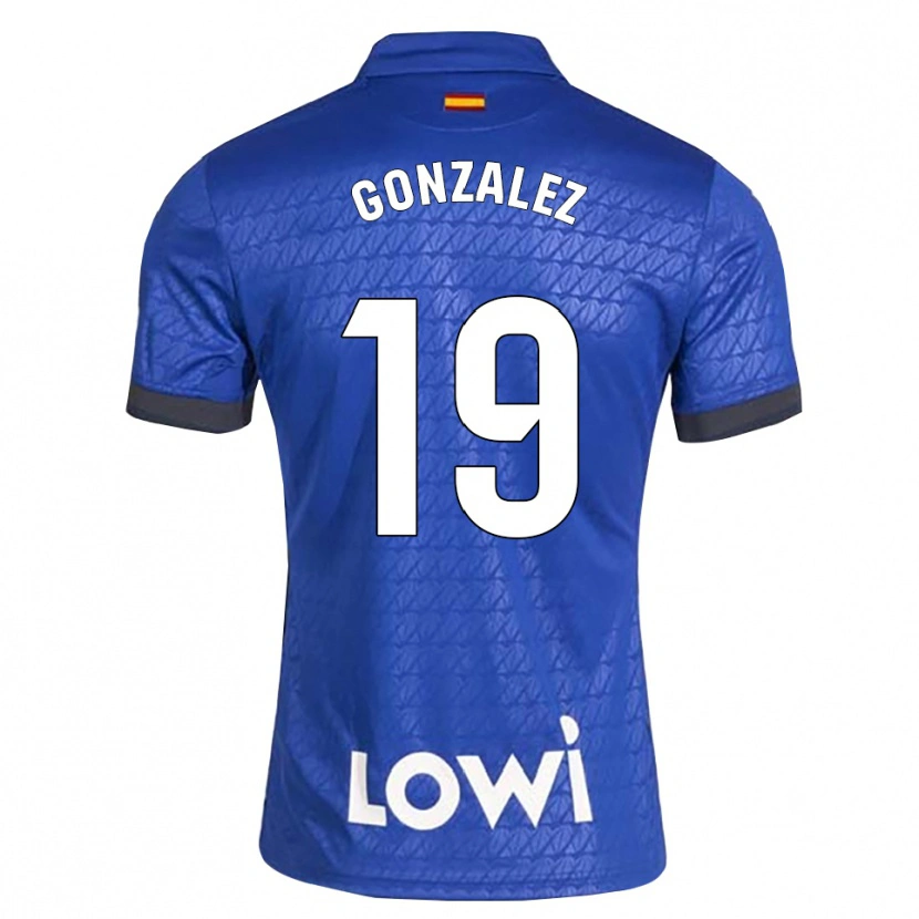 Danxen Dámské Peter Gonzalez #19 Modrá Bílá Černá Domů Hráčské Dresy 2026/27 Dres