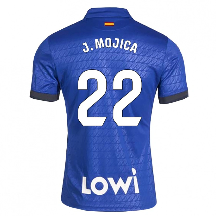 Danxen Dámské Johan Mojica #22 Modrá Bílá Černá Domů Hráčské Dresy 2026/27 Dres