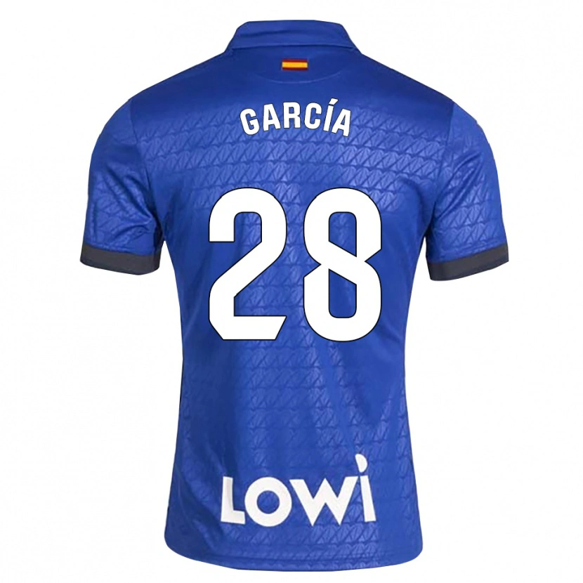 Danxen Dámské Hugo García #28 Modrá Bílá Černá Domů Hráčské Dresy 2026/27 Dres