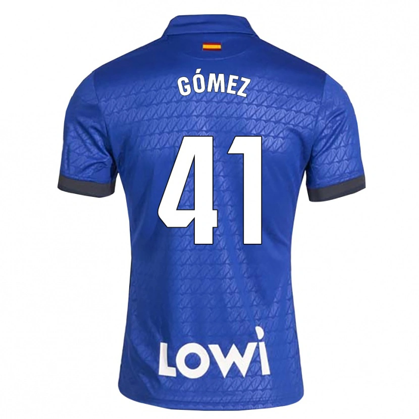 Danxen Dámské Álvaro Gómez #41 Modrá Bílá Černá Domů Hráčské Dresy 2026/27 Dres
