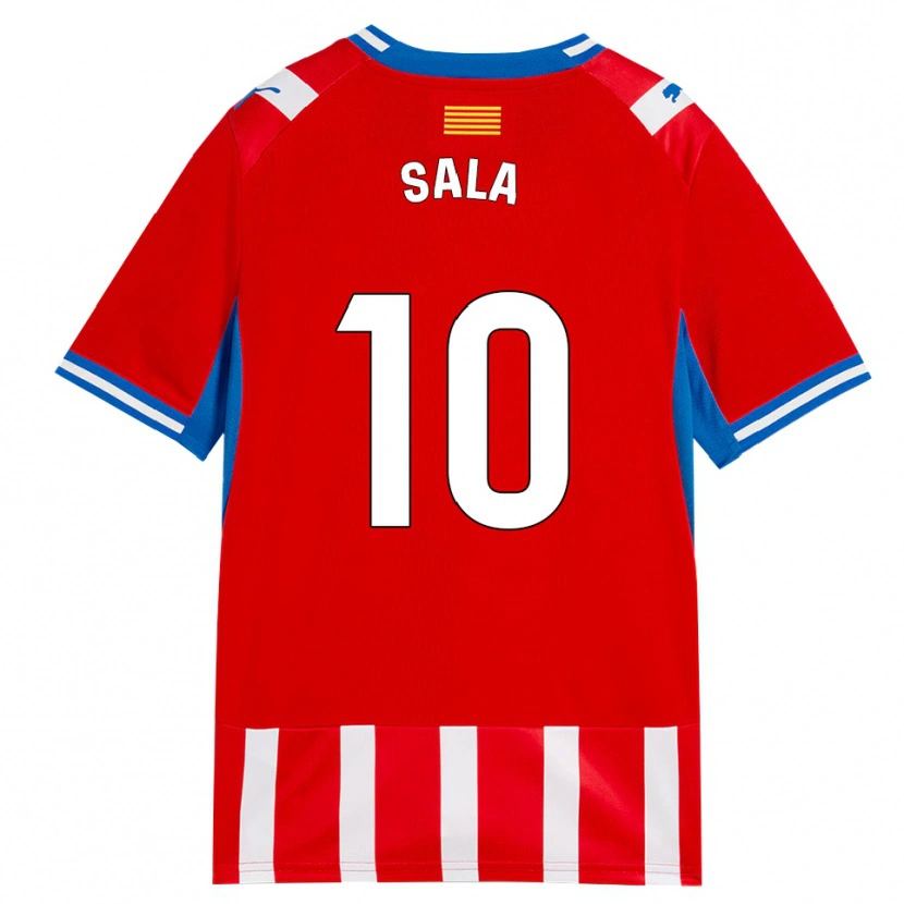 Danxen Dámské Georgina Sala #10 Červená Bílá Nebesky Modrá Domů Hráčské Dresy 2026/27 Dres