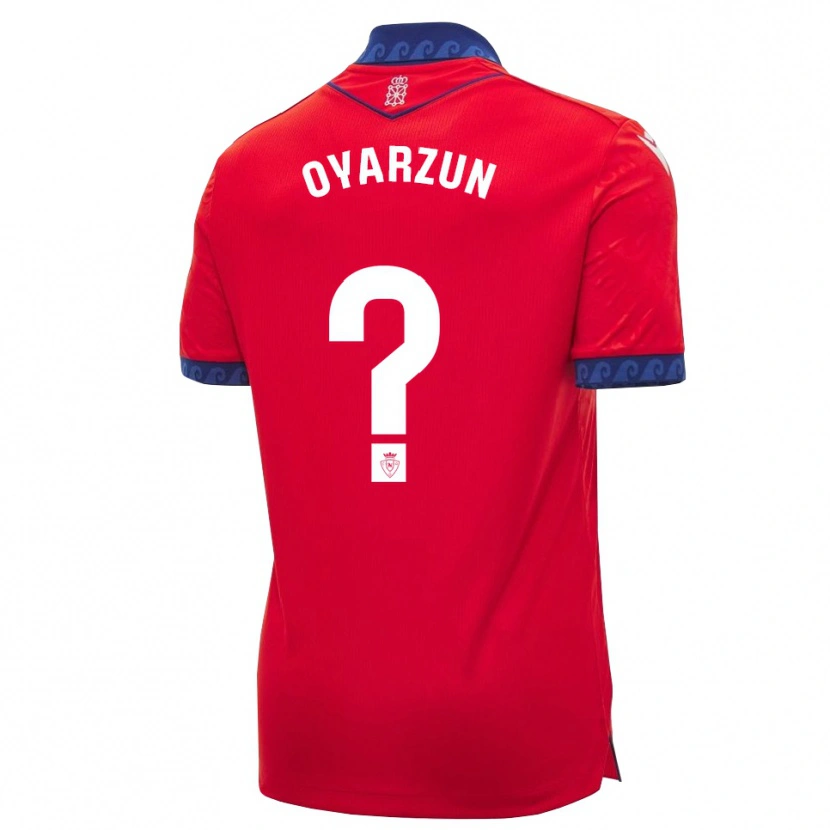 Danxen Dámské Unai Oyarzun #0 Červená Tmavě Modrá Bílá Domů Hráčské Dresy 2026/27 Dres