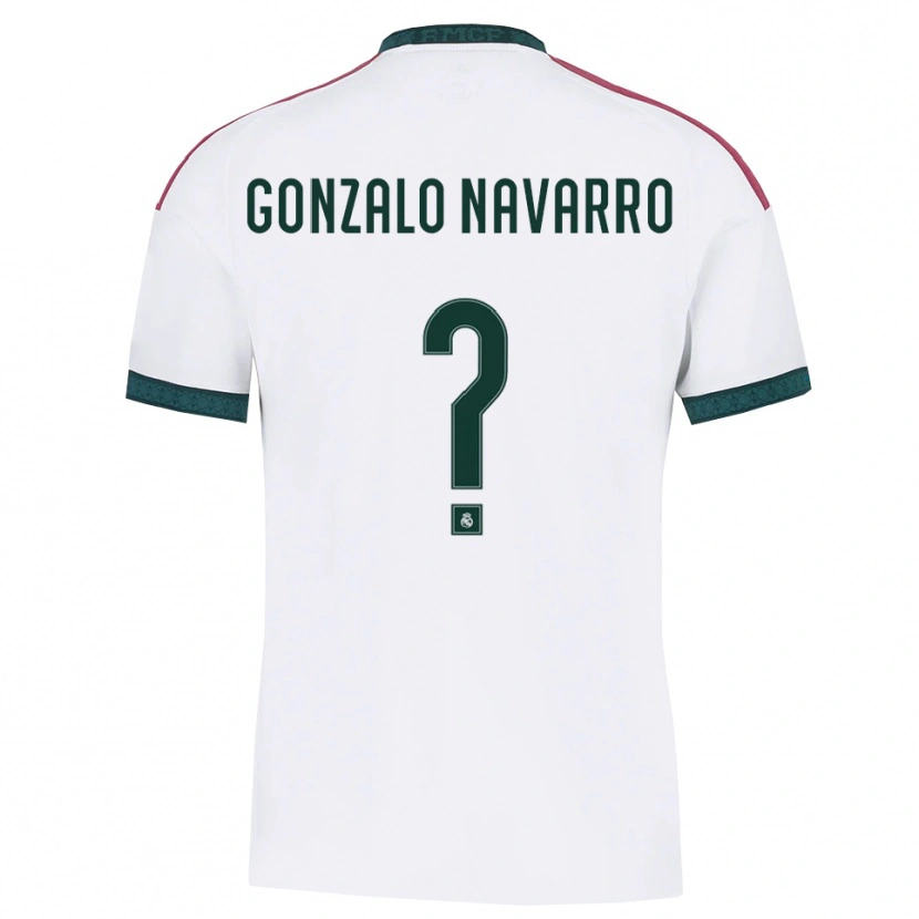 Danxen Dámské Gonzalo Navarro #0 Tmavě Zelená Bílá Červená Domů Hráčské Dresy 2026/27 Dres