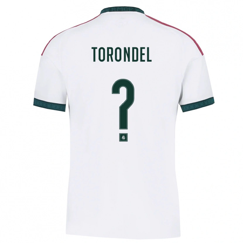 Danxen Dámské Aitor Torondel #0 Tmavě Zelená Bílá Červená Domů Hráčské Dresy 2026/27 Dres