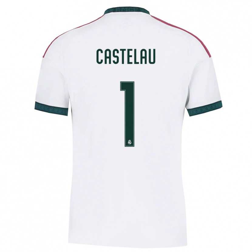Danxen Dámské Alber Castelau #1 Tmavě Zelená Bílá Červená Domů Hráčské Dresy 2026/27 Dres