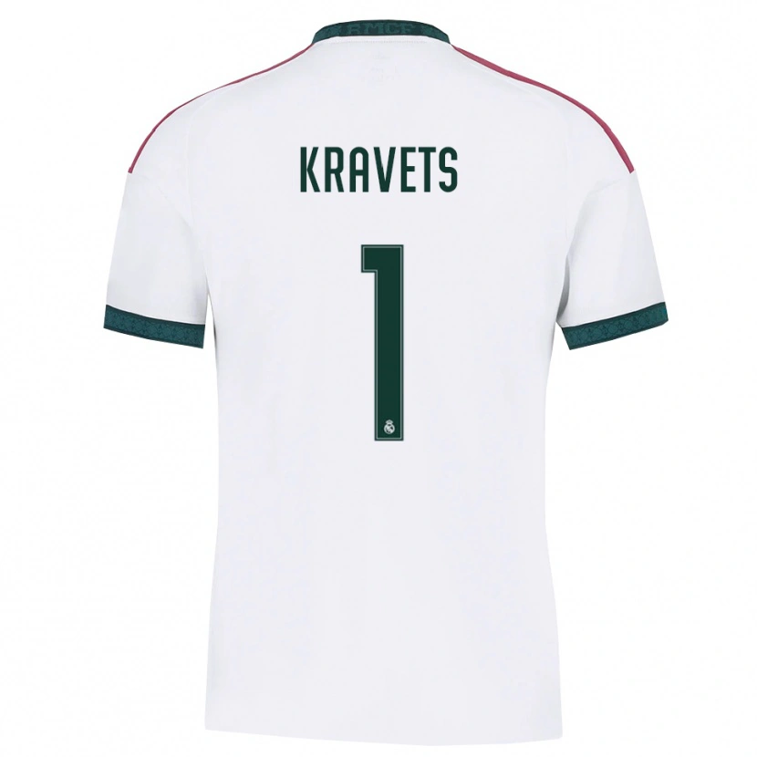 Danxen Dámské David Kravets #1 Tmavě Zelená Bílá Červená Domů Hráčské Dresy 2026/27 Dres