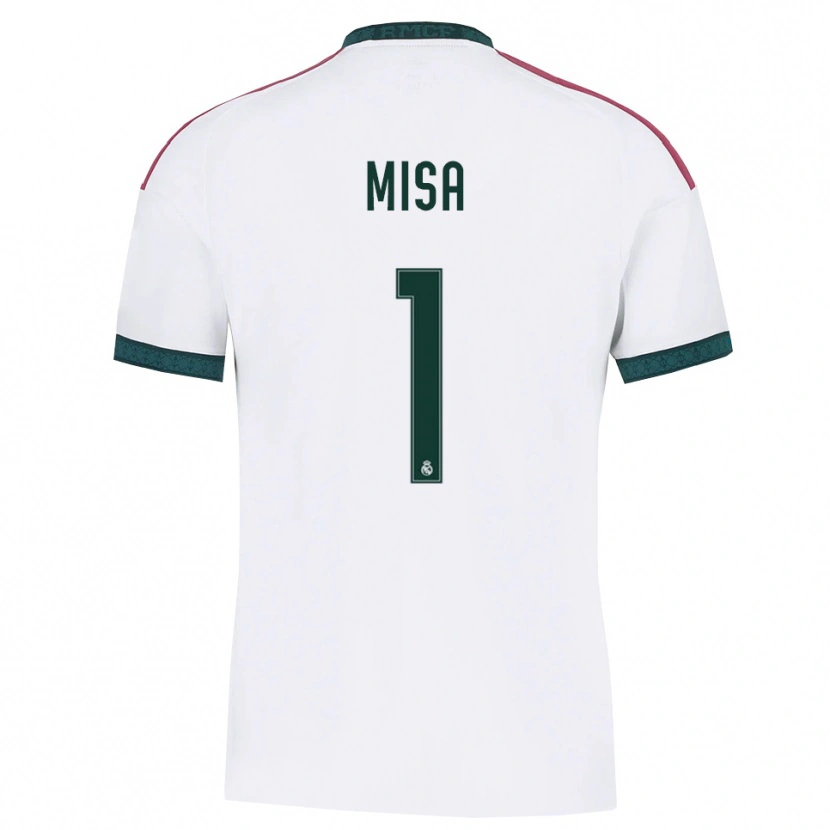 Danxen Dámské Misa Rodríguez #1 Tmavě Zelená Bílá Červená Domů Hráčské Dresy 2026/27 Dres