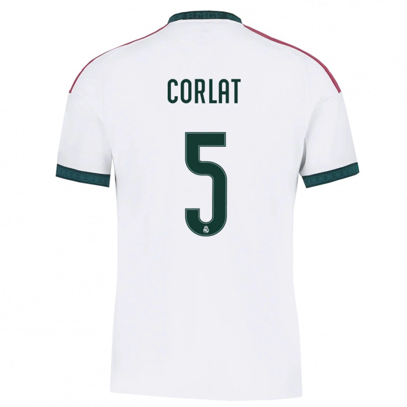 Danxen Dámské Edu Corlat #5 Tmavě Zelená Bílá Červená Domů Hráčské Dresy 2026/27 Dres