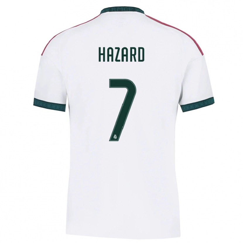 Danxen Dámské Eden Hazard #7 Tmavě Zelená Bílá Červená Domů Hráčské Dresy 2026/27 Dres