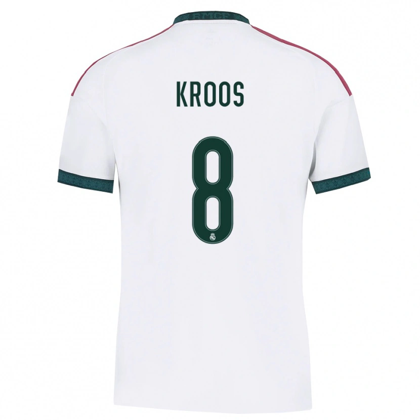 Danxen Dámské Toni Kroos #8 Tmavě Zelená Bílá Červená Domů Hráčské Dresy 2026/27 Dres
