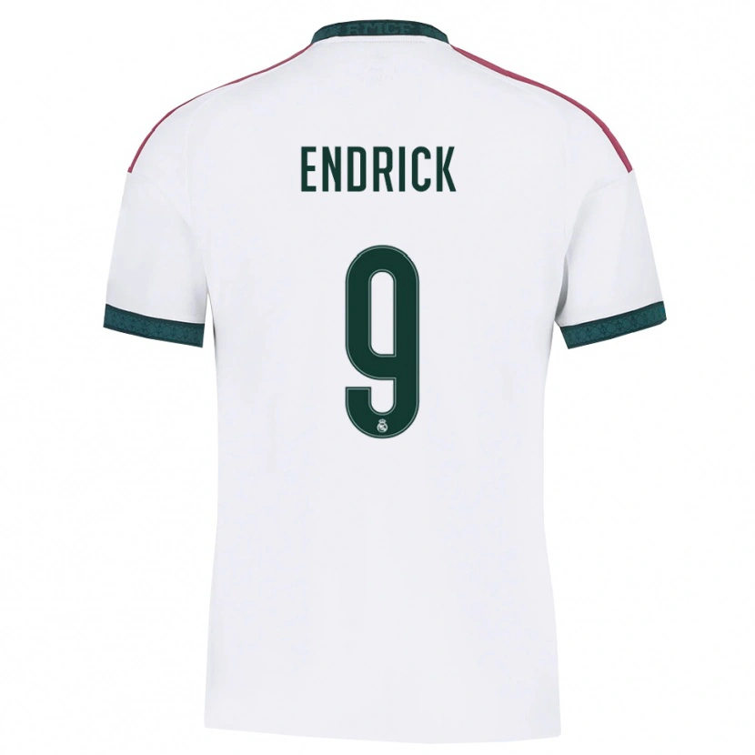 Danxen Dámské Endrick Felipe Moreira De Sousa #9 Tmavě Zelená Bílá Červená Domů Hráčské Dresy 2026/27 Dres